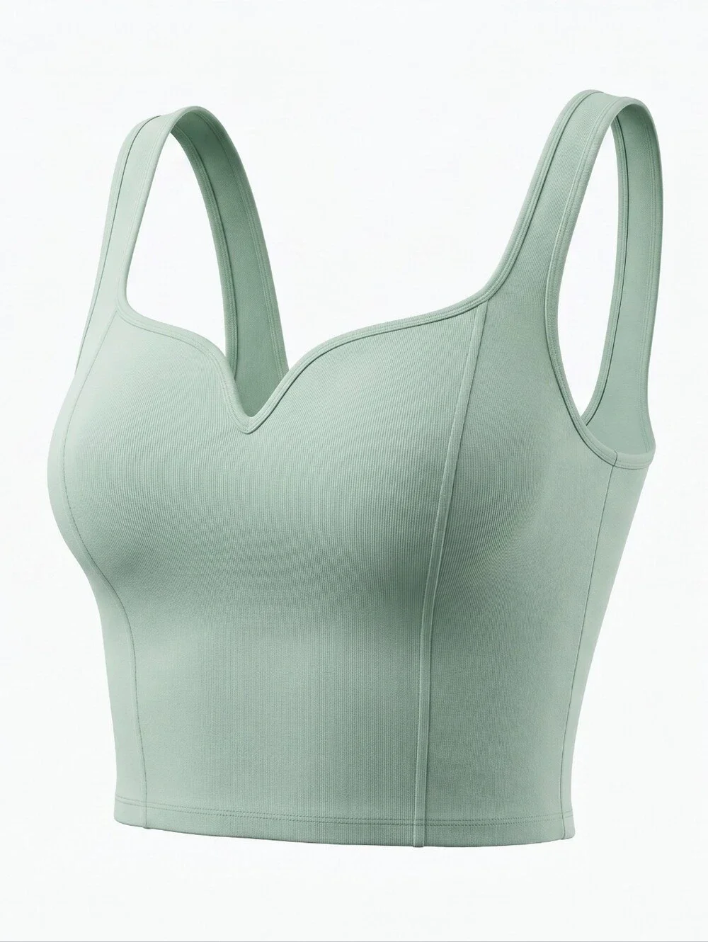 Abercrombie & Fitch Soft A&F Ponte Sweetheart Corset Tank Top XS Sage Green